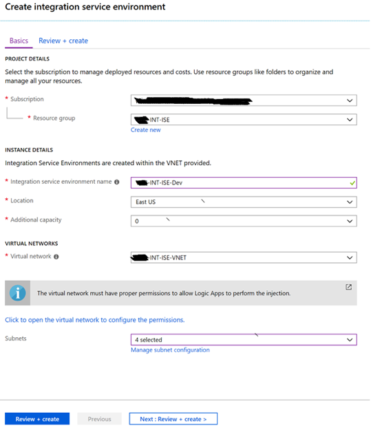 azure integration service environment