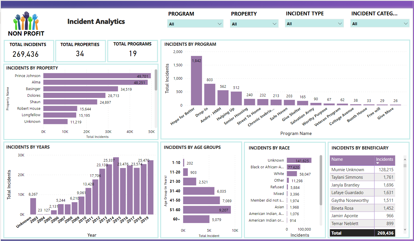 power bi non profit dashboard vnb consulting 3