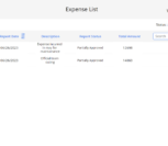 expenses list