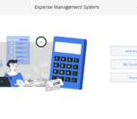 main landing screen expense reporting