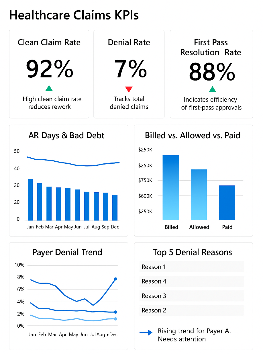 Core KPIs Every Healthcare Revenue Team Should Track